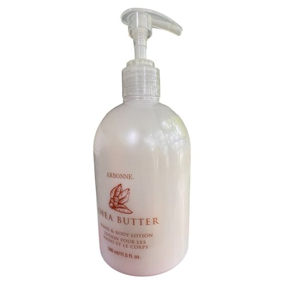 ARBONNE SHEA BUTTER HAND & BODY LOTION - 11.5 fl. oz 90% FULL - Picture 3 of 3